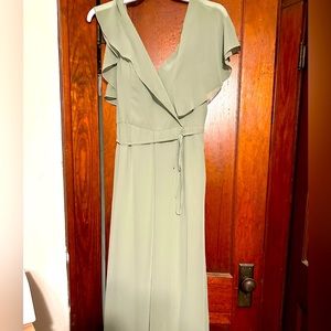 Sage Green Pantsuit for Bridesmaid